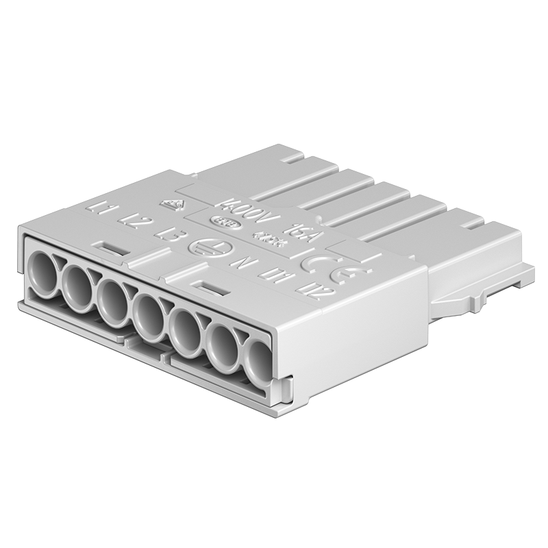 Supply Plug, A, large (1,5-2,5 - L1/L2/L3/PE/N/DA/DA) bottom row